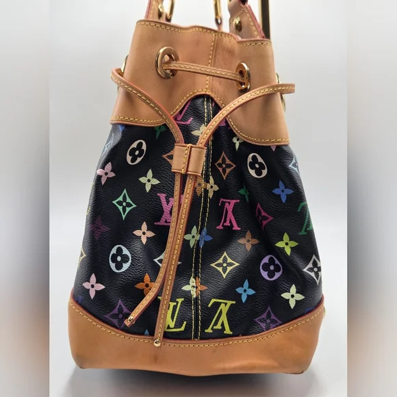 Louis Vuitton x Murakami URSULA Noir Black Multicolor Noir Shoulder Bag - Picture 6 of 14